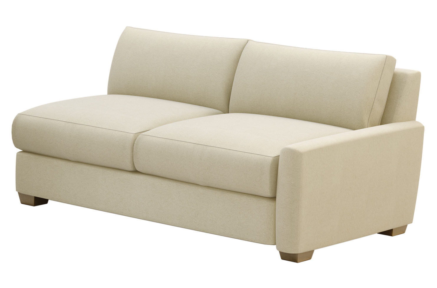 fizz imperial one arm apartment sofa 105FT004P2 SS RAF