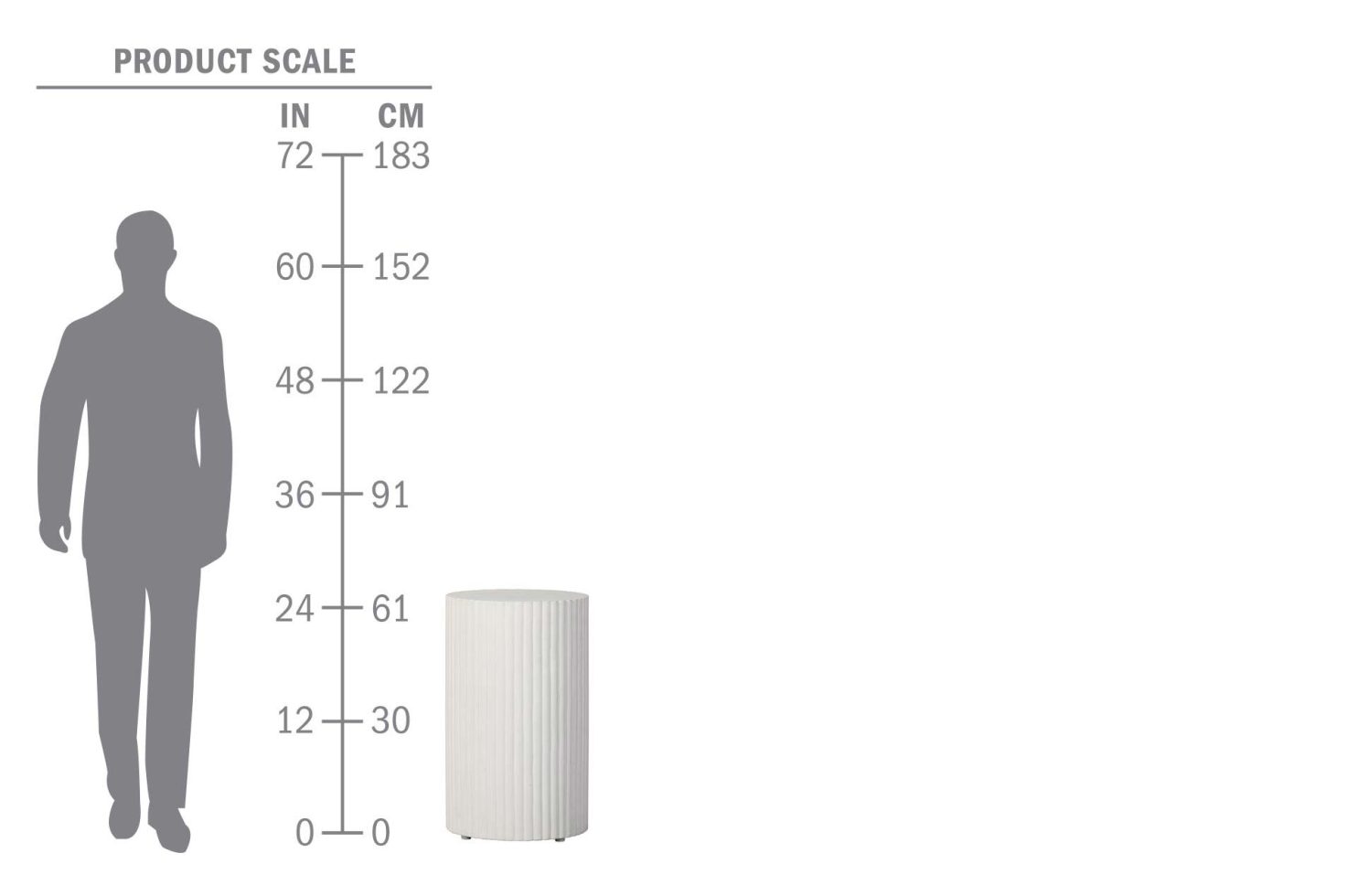 perp scallop accent table tall scale human